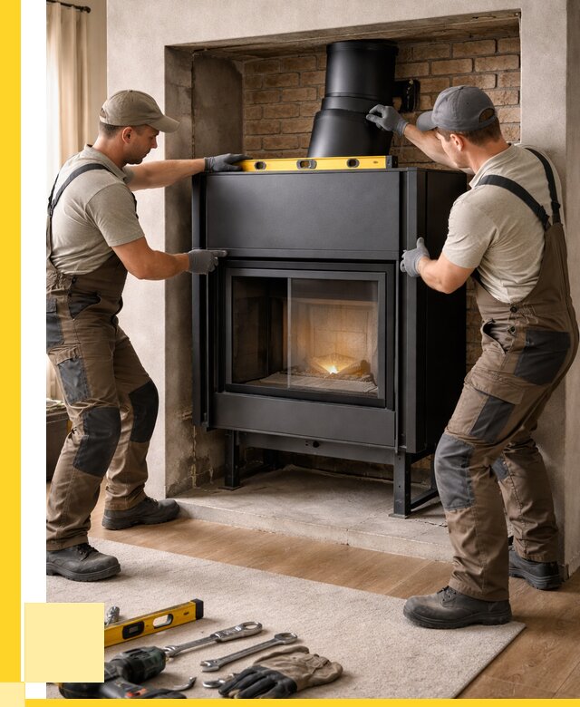 Установка каминных топок в Боре под ключ от 18702 р. | ЭриданБор