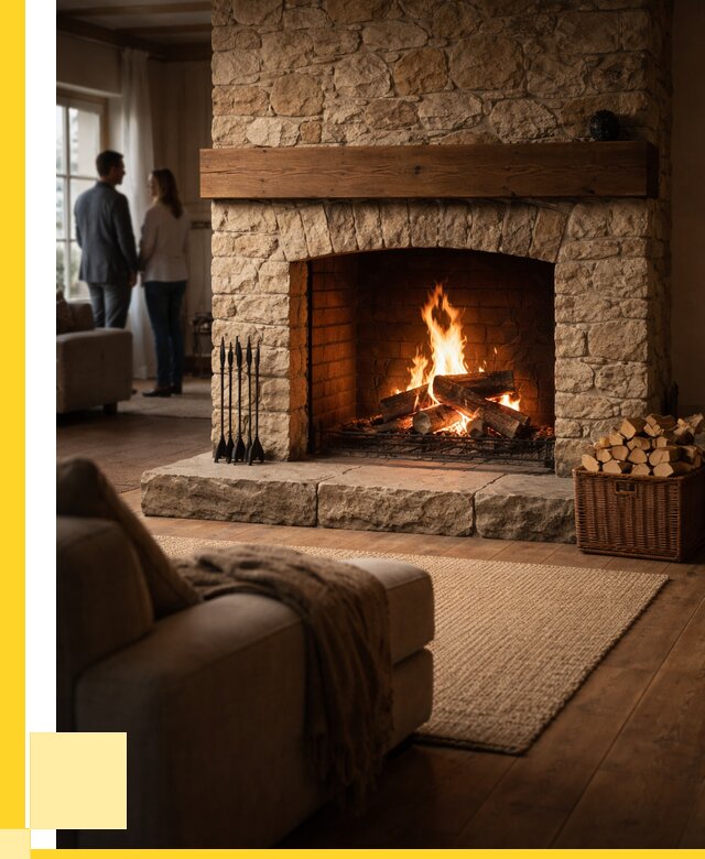 Открытые камины под ключ в Боре от 155850 р. ЭриданБор