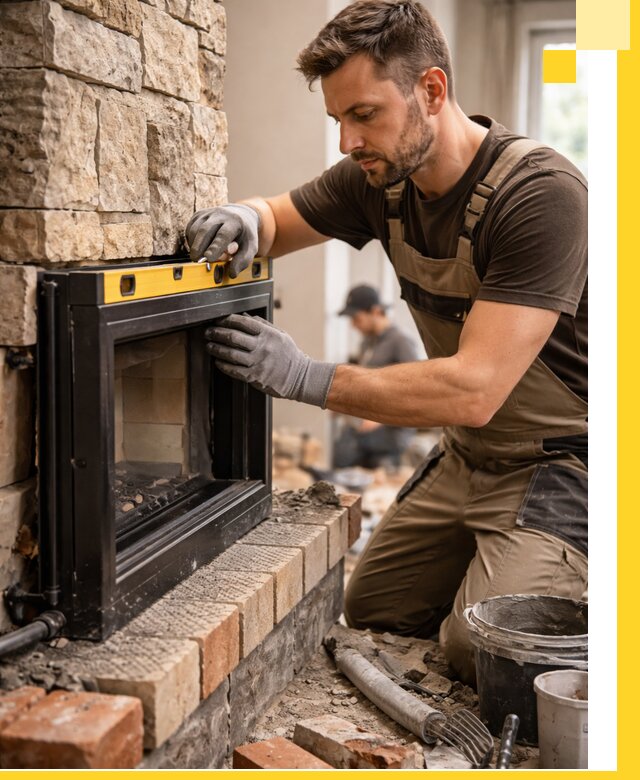 Дровяные камины под ключ в Боре: монтаж, обустройство