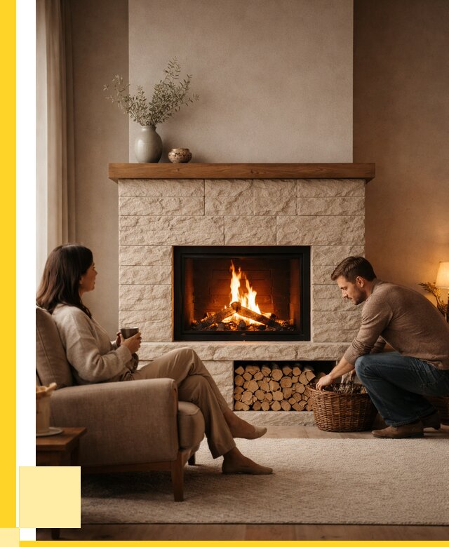 Камины для дома в Боре под ключ от 155850 р. | ЭриданБор