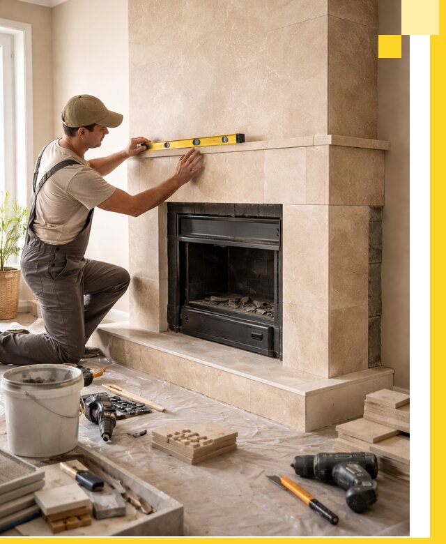 Установка и монтаж каминов в частном доме под ключ в Боре