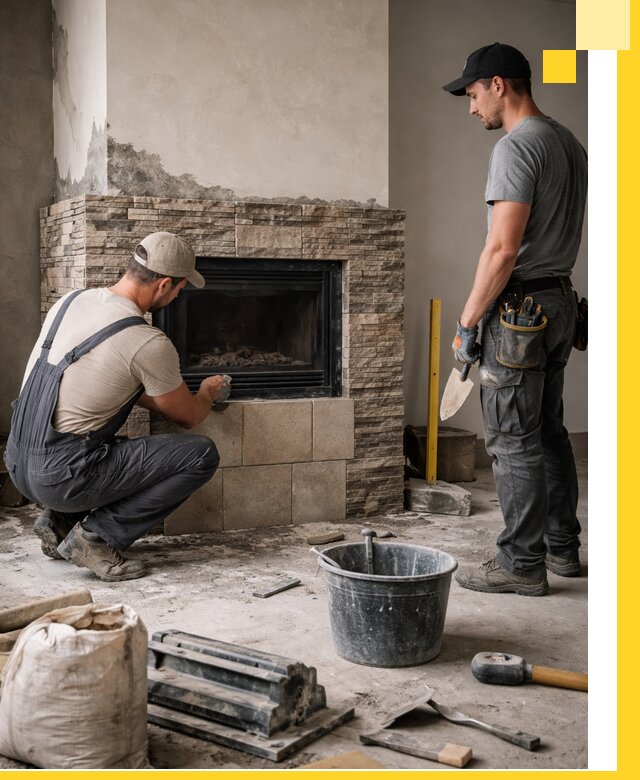 Камины под ключ в Боре: проект, изготовление и монтаж