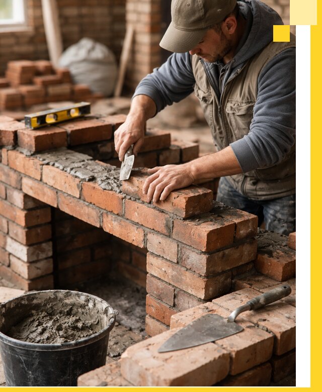 Кладка каминов под ключ в Боре профессиональная отделка и монтаж