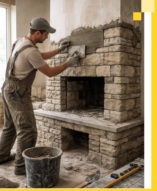 Строительство каминов под ключ в Боре от проектирования до монтажа