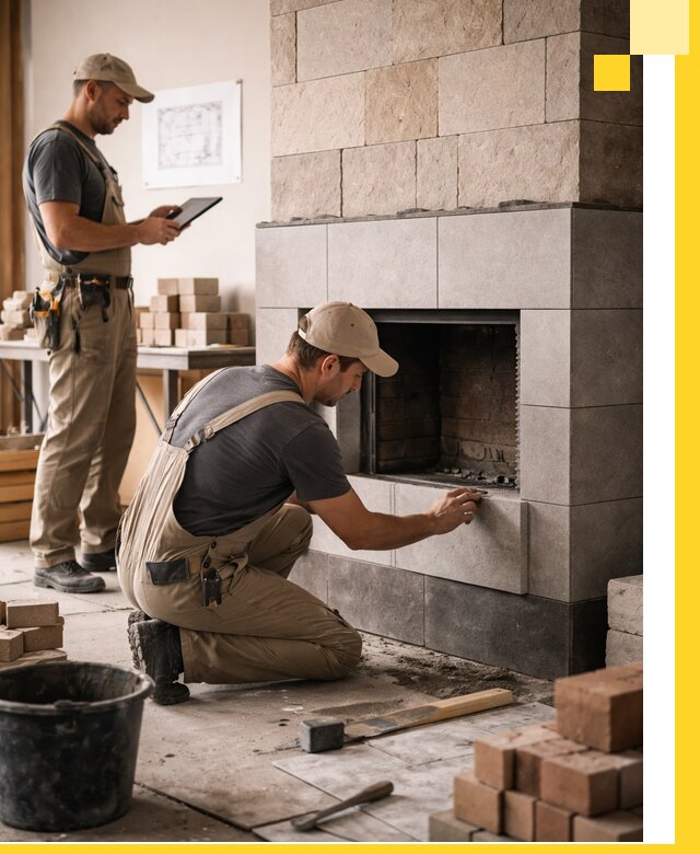 Индивидуальные проекты каминов и каминных систем в Боре