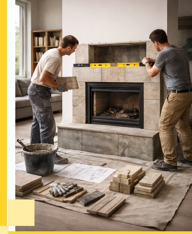 Монтаж каминов и установка в Боре от 46755 р. | ЭриданБор