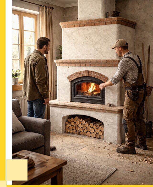 Печи камины в Боре: кирпичные, изразцовые от 62340 р. | ЭриданБор