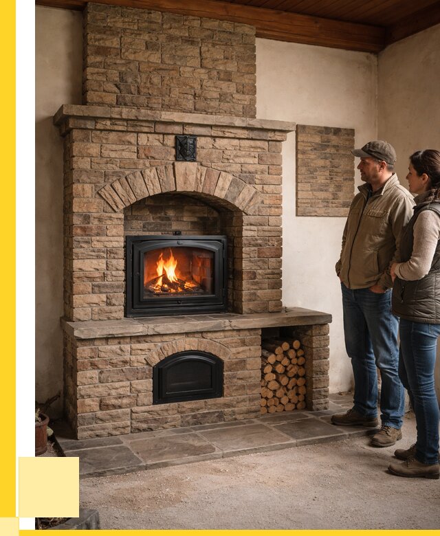 Кирпичная печь под ключ в Боре от 155850 р. | ЭриданБор