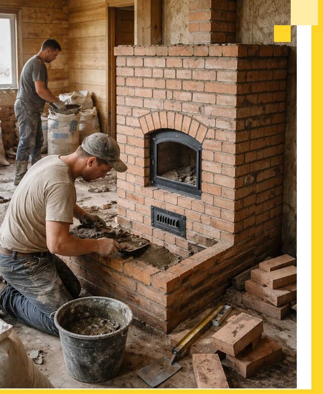Профессиональное строительство печей в Боре под ключ
