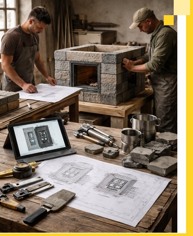 Разработка проектов печей с согласованием и монтажом в Боре