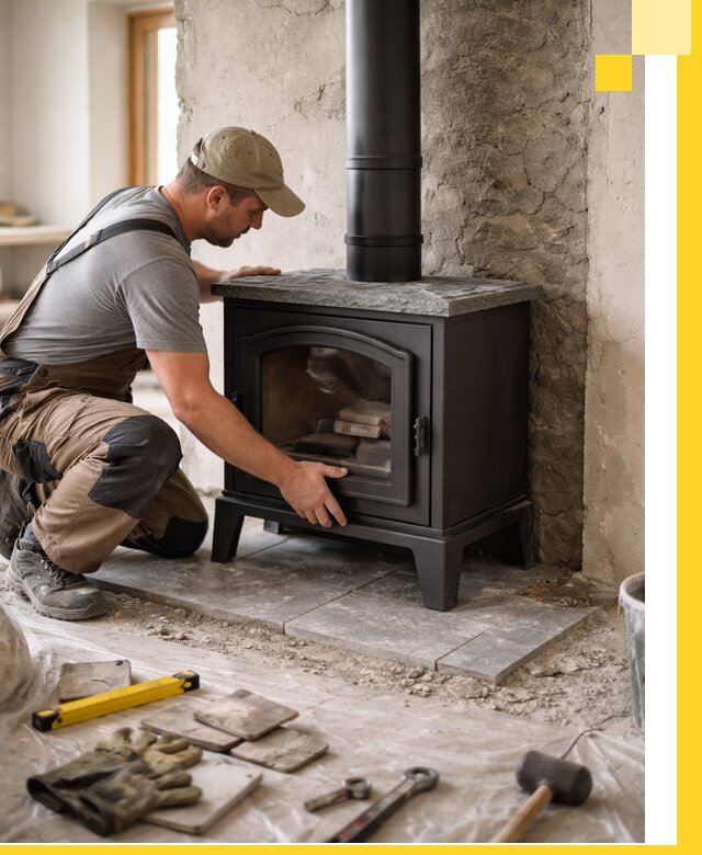 Профессиональный монтаж печей и каминов в Боре под ключ