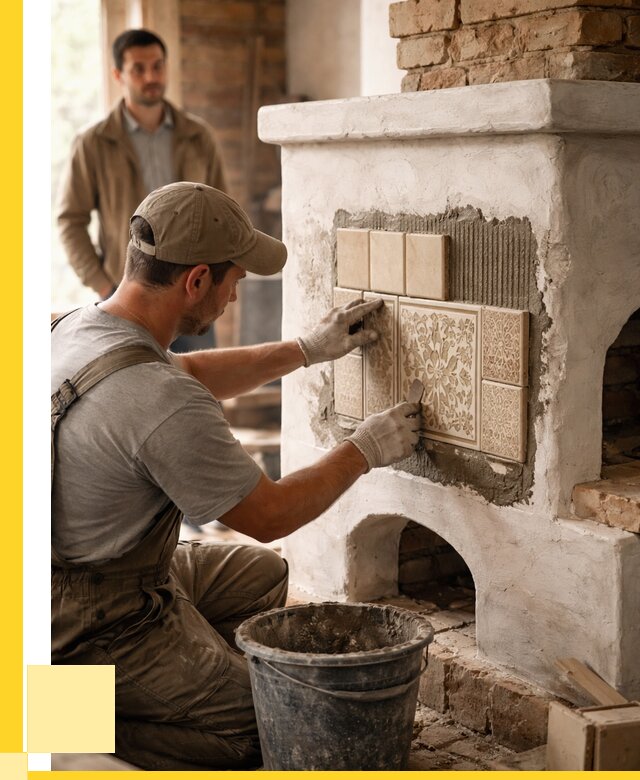 Отделка печей и банных печей в Боре от 36365 р. | ЭриданБор