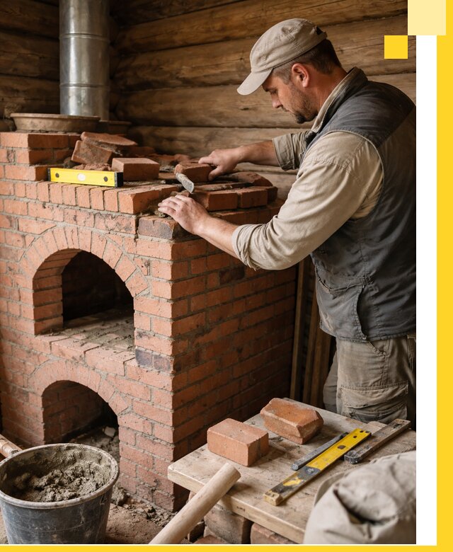 Изготовление и установка русских печей в Боре под ключ