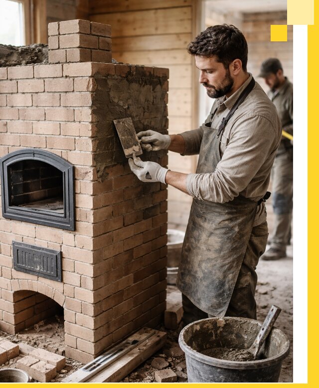 Изготовление и установка печей-шведок под ключ в Боре