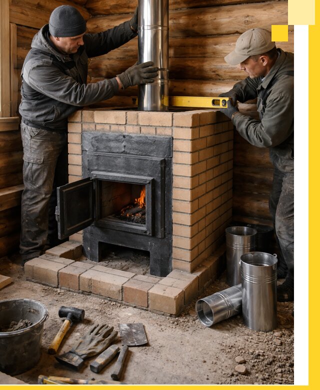 Проектирование, изготовление и установка банных печей в Боре