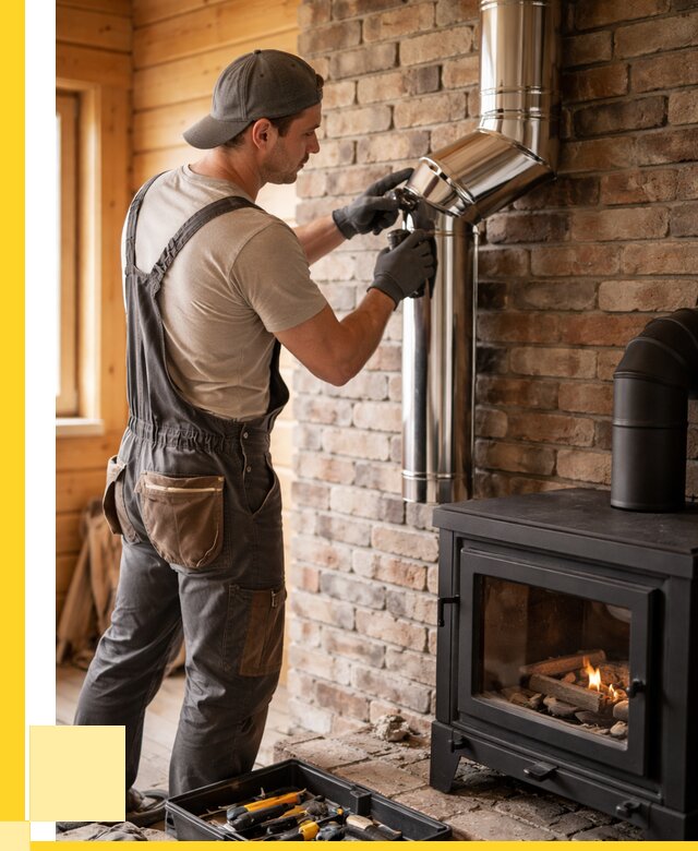 Монтаж дымоходов для печей в Боре от 7793 р. | ЭриданБор
