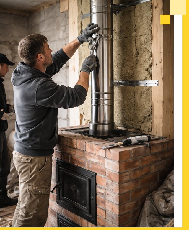 Изготовление и монтаж печей и дымоходов под ключ в Боре