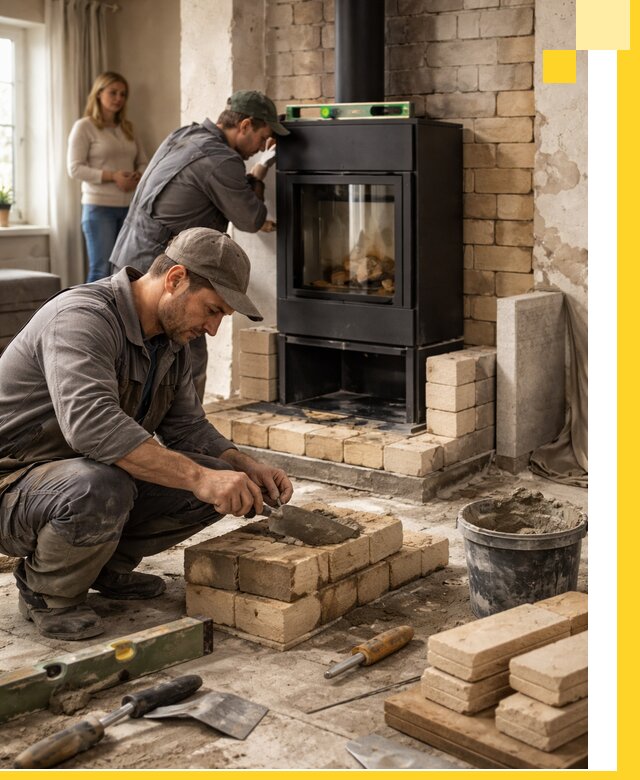 Печи и камины под ключ: проект, установка в Боре