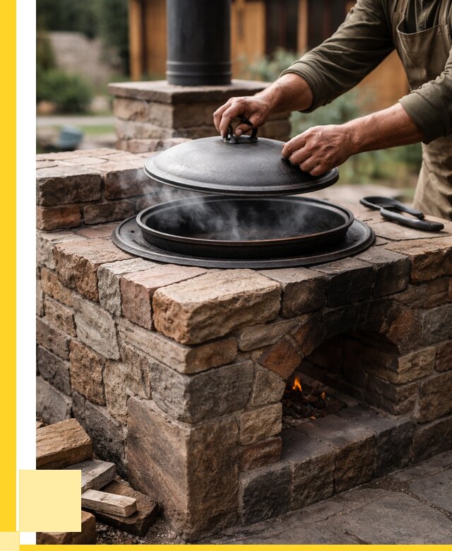 Печи для казана в Боре по цене от 18702 р. | ЭриданБор