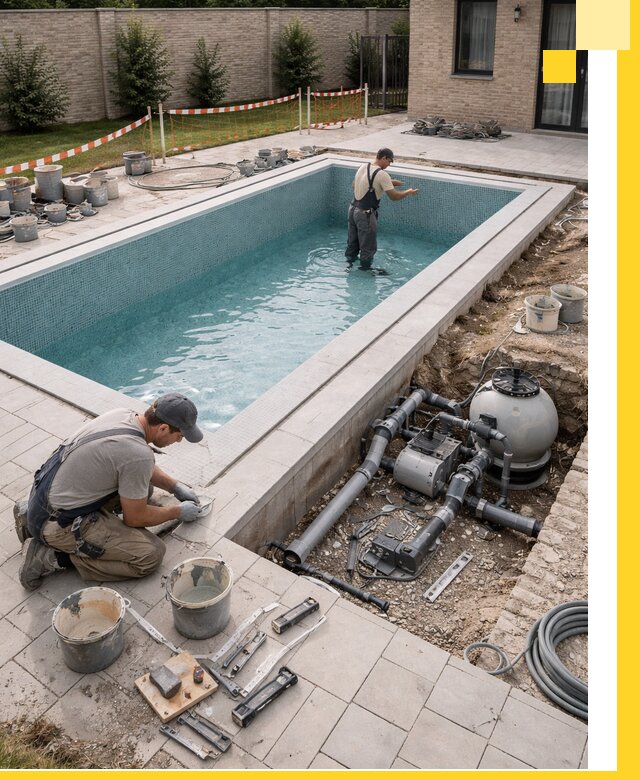 Строительство бассейнов под ключ в Боре: проекты и монтаж