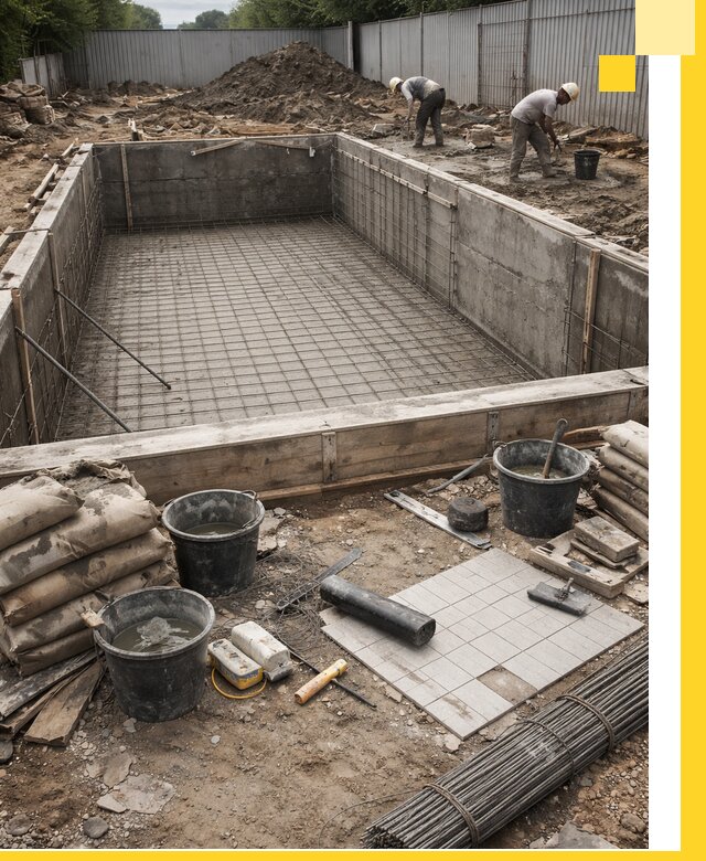 Строительство бассейнов под ключ в Боре, дизайн и монтаж