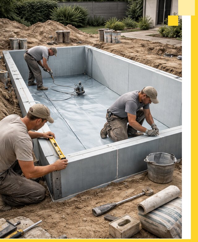 Профессиональный монтаж бассейнов под ключ в Боре с гарантией