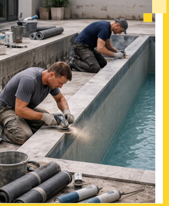 Профессиональный ремонт бассейнов под ключ в Боре