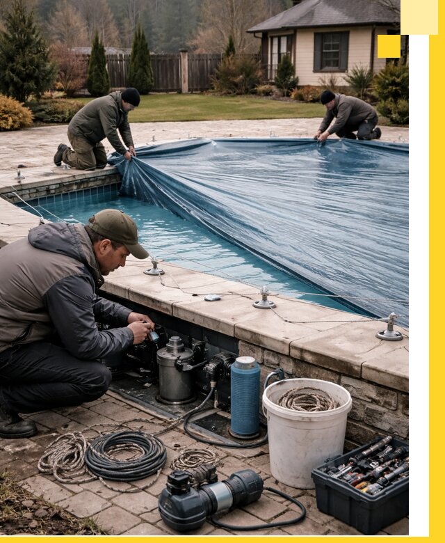 Консервация бассейнов в Боре: подготовка к длительному хранению