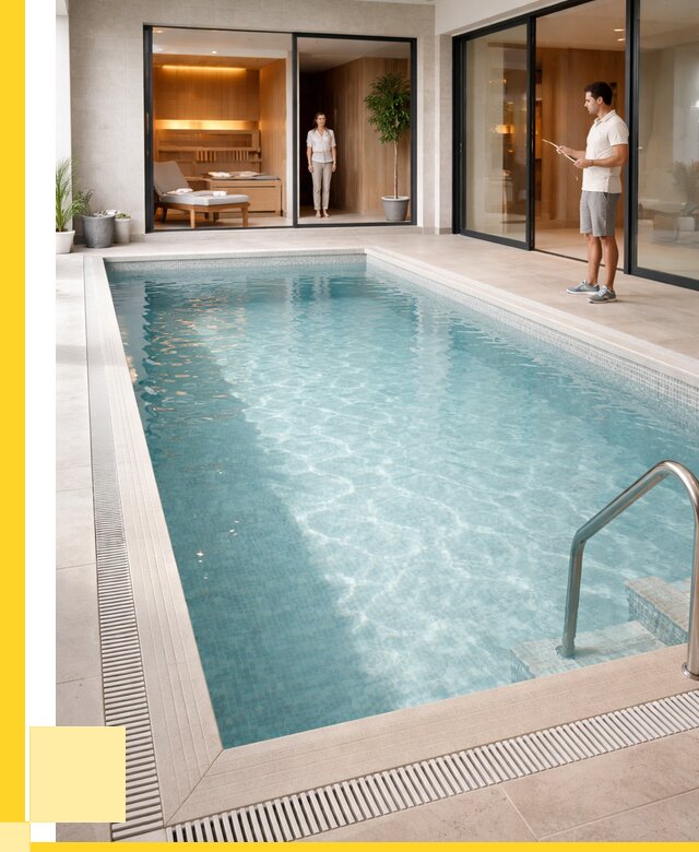 Отделка бассейна пленкой ПВХ в Боре от 3637 р. - ЭриданБор