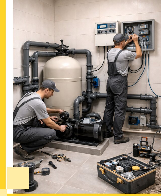 Монтаж оборудования для бассейнов в Боре от 41560 р. | ЭриданБор