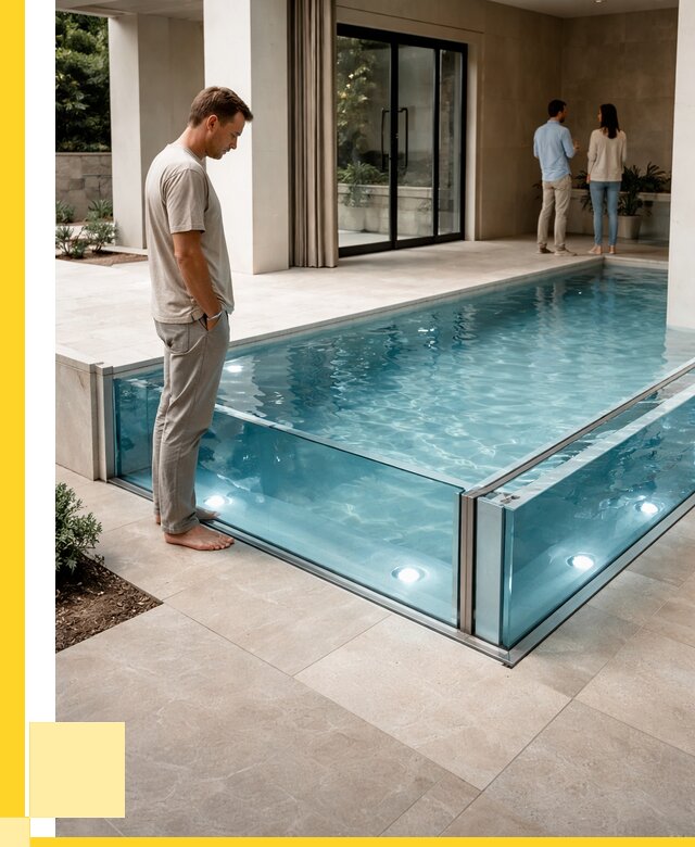 Стеклянные бассейны в Боре от 1246800 р. | ЭриданБор — мозаика