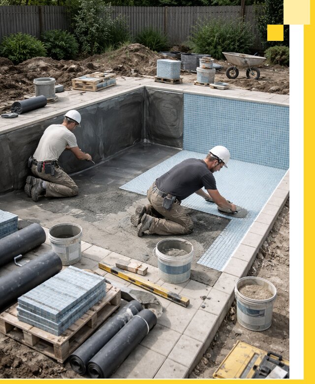 Проектирование и строительство стационарных бассейнов в Боре