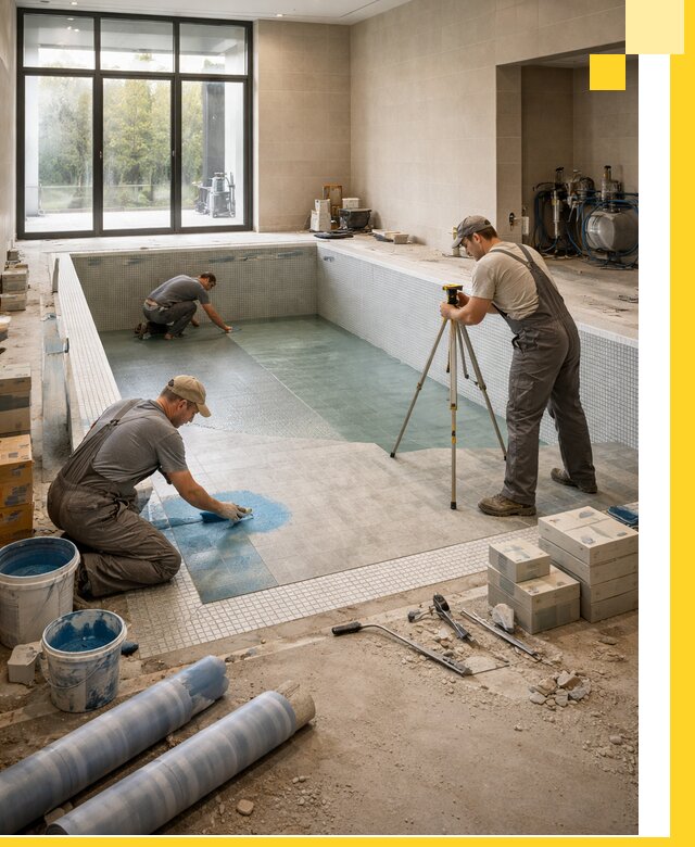 Проект и строительство закрытых бассейнов в Боре под ключ