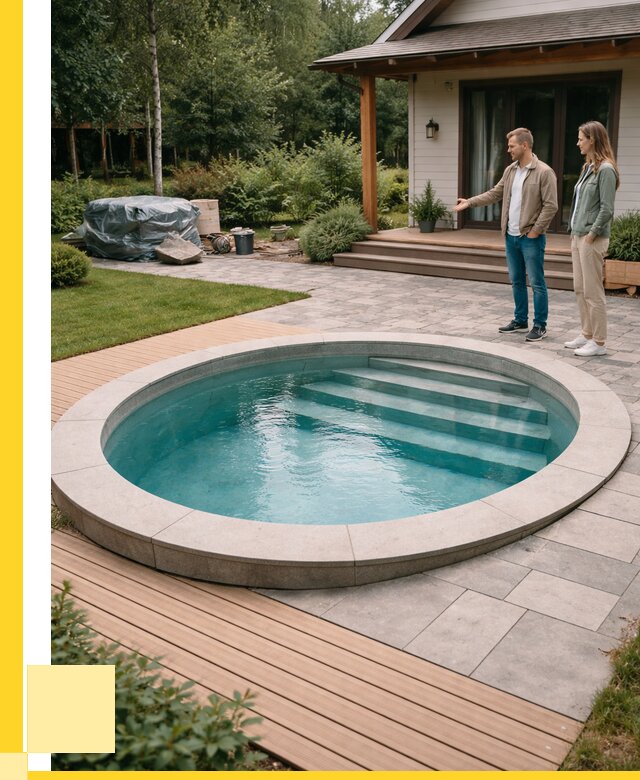 Бассейн на даче под ключ в Боре от 207800 р., ЭриданБор