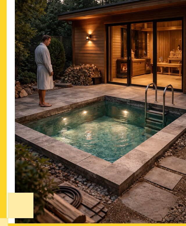 Бани с бассейном под ключ в Боре от 98705 р. | ЭриданБор