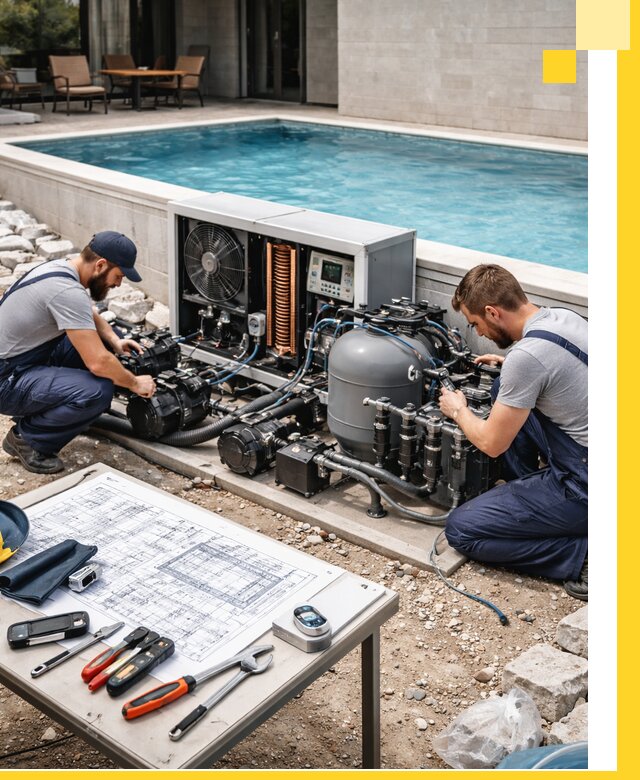 Проектирование и монтаж бассейнов с подогревом в Боре