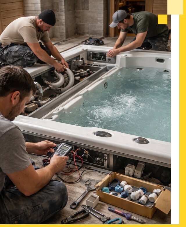 Гидромассажные бассейны под ключ в Боре, дизайн и монтаж