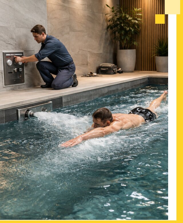 Проектирование и монтаж бассейнов с противотоком в Боре