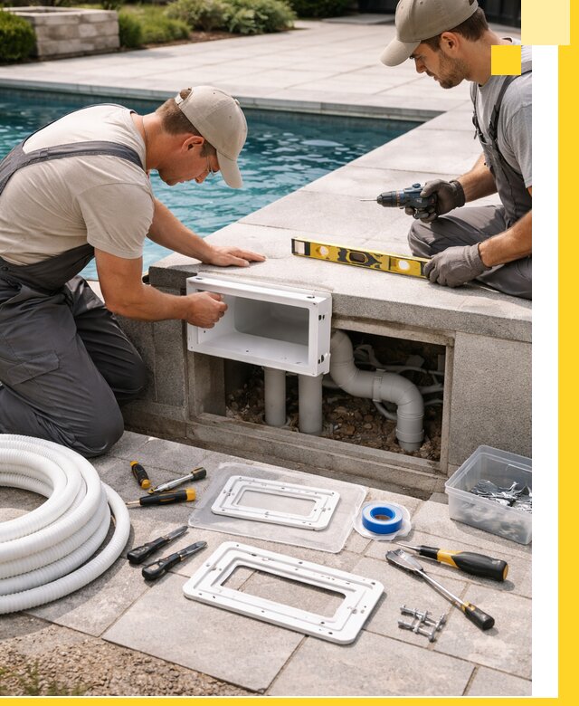 Поставка и установка скиммеров для бассейнов в Боре