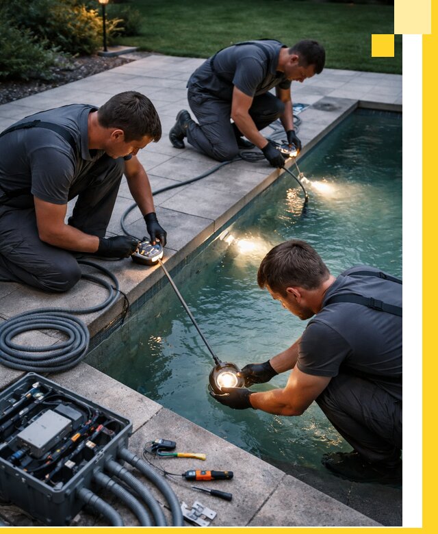 Профессиональное освещение бассейнов в Боре: дизайн и монтаж