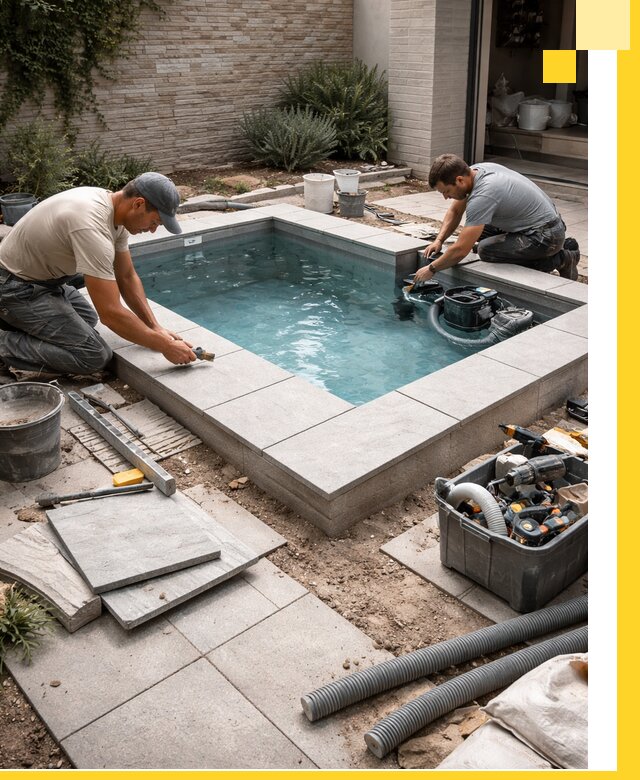 Мини бассейны под ключ в Боре, дизайн и установка