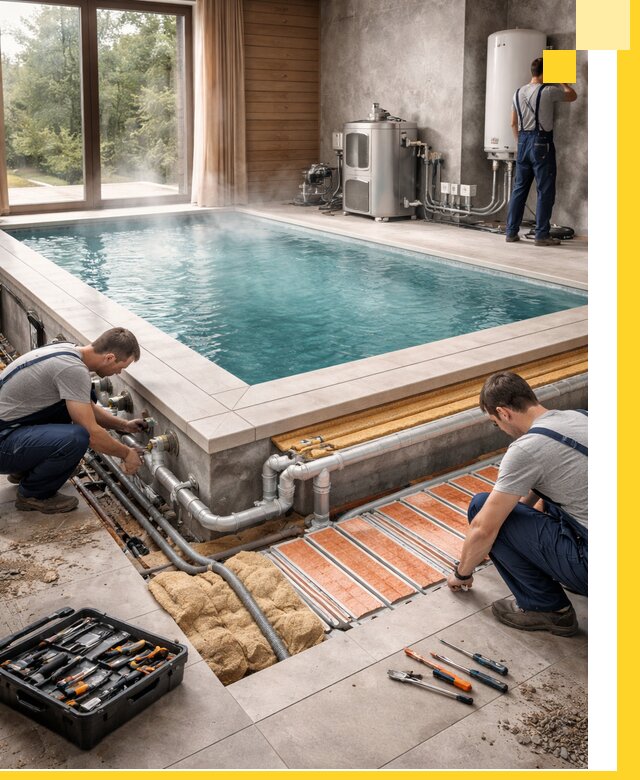 Проектирование и строительство тёплых бассейнов в Боре