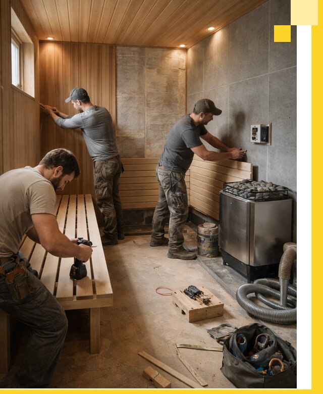 Сауны под ключ в Боре, проектирование, строительство, отделка