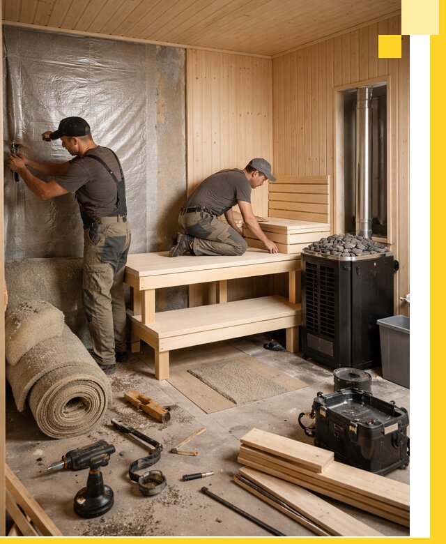 Проекты саун под ключ в Боре дизайн и строительство