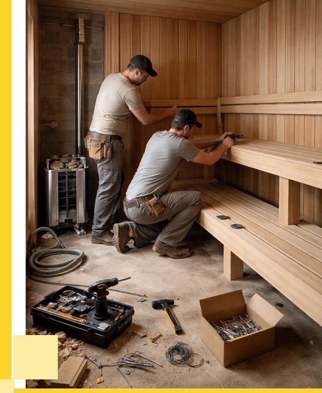 Монтаж саун под ключ в Боре от 124680 р. | ЭриданБор