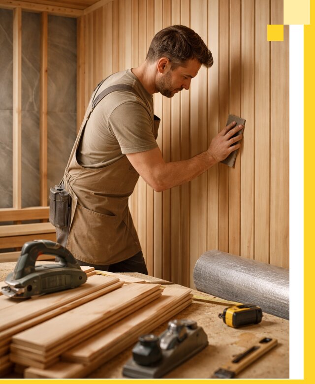 Профессиональная отделка саун и парных под ключ в Боре