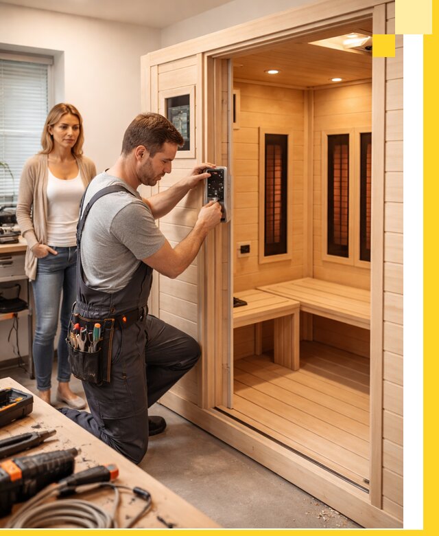 Инфракрасные сауны под ключ в Боре продажа и установка