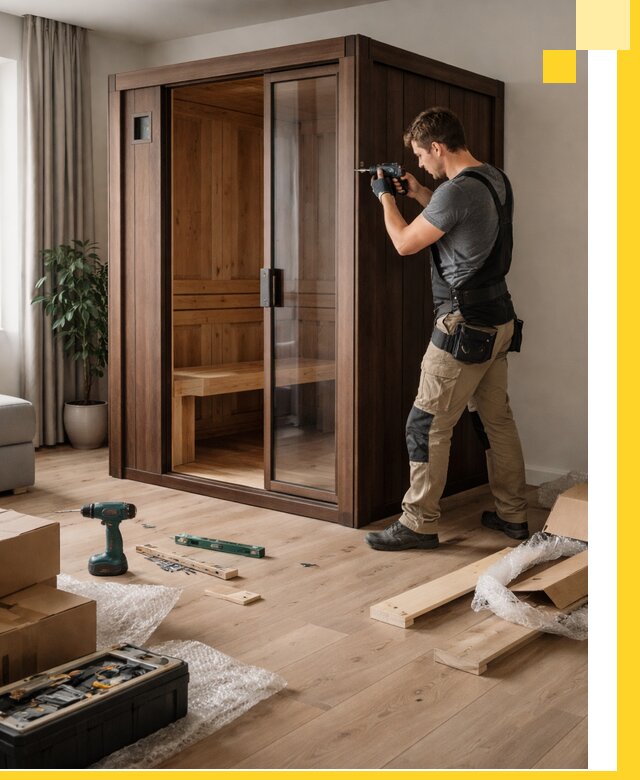 Установка и производство мини саун под ключ в Боре