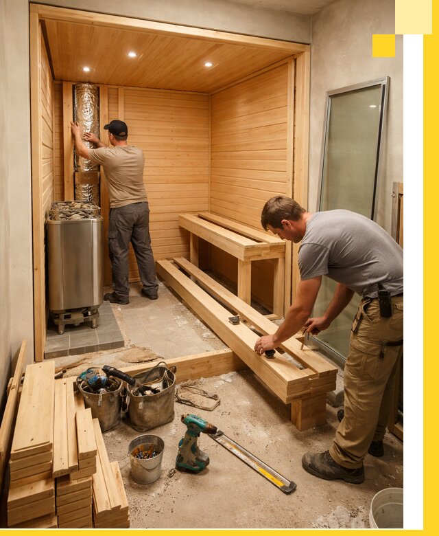 Проектирование и установка домашних саун под ключ в Боре