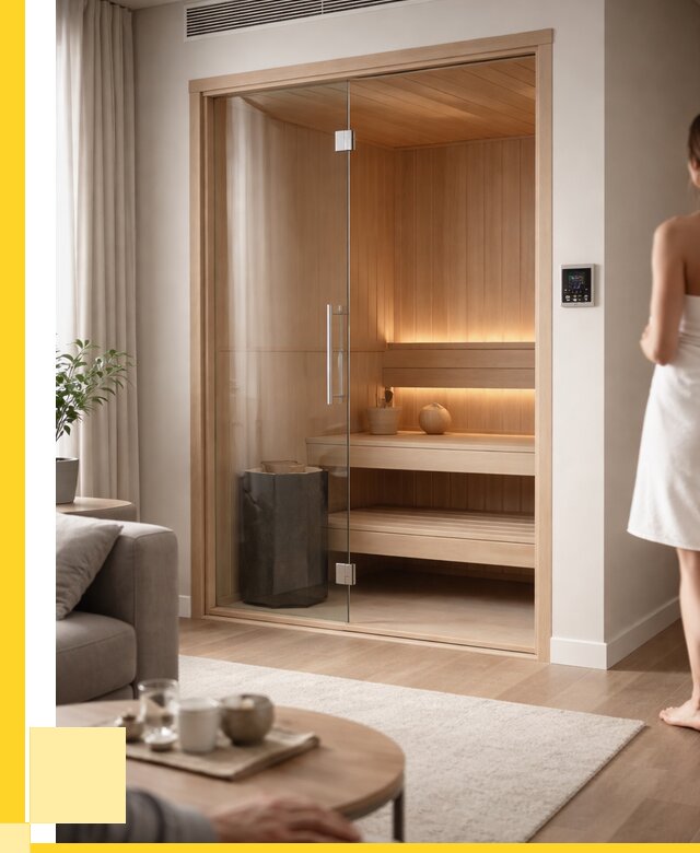 Сауна в квартире под ключ в Боре от 124680 р. ЭриданБор